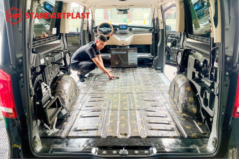 Đánh giá vật liệu cách âm ô tô tốt nhất hiện nay 17 Cách âm sàn xe ô tô để giảm tiếng vọng từ gầm xe, tiếng lốp ma sát