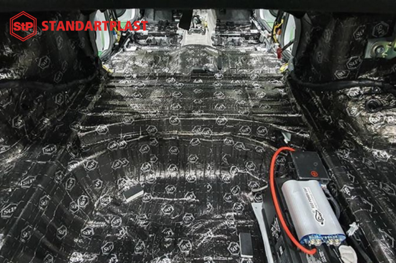 Top 2 vật liệu dán cách âm chống ồn xe ô tô tốt nhất hiện nay 10 Dán vật liệu cách âm StP chống ồn toàn diện cho xe ô tô