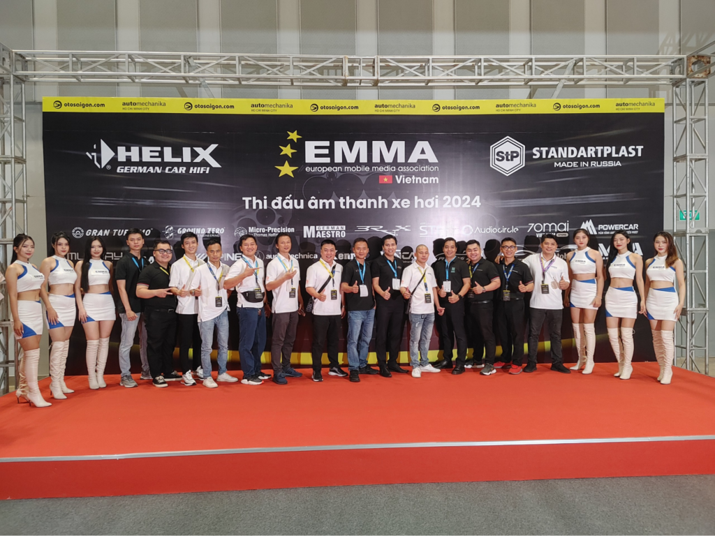 Cuộc thi âm thanh xe hơi EMMA tại Việt Nam 2024 tại trung tâm triển lãm SECC 1 Lễ khai mạc chính thức cuộc thi âm thanh xe hơi EMMA 2024 tại Việt Nam