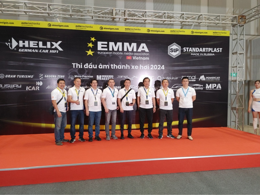 Cuộc thi âm thanh xe hơi EMMA tại Việt Nam 2024 tại trung tâm triển lãm SECC 2 Sự góp mặt của các chuyên gia hàng đầu về lĩnh vực âm thanh