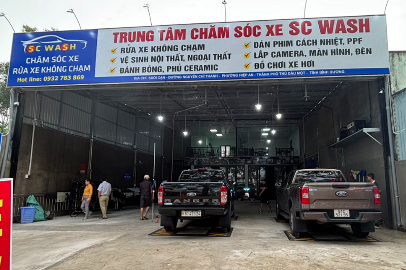 Các đại lý dán cách âm StP xe ô tô tại Bình Dương chính hãng 13 Trung tâm chăm sóc xe SC Wash